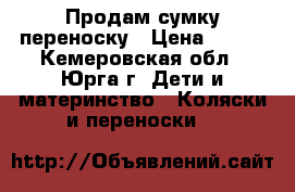 Продам сумку переноску › Цена ­ 300 - Кемеровская обл., Юрга г. Дети и материнство » Коляски и переноски   